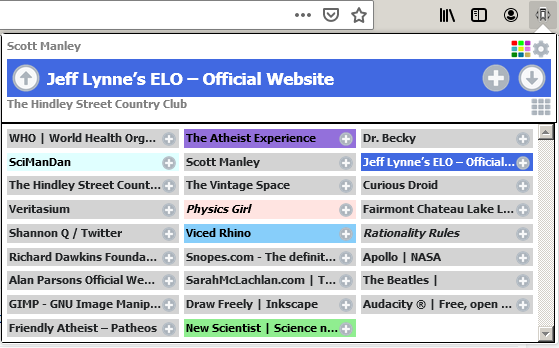 Showing grid view